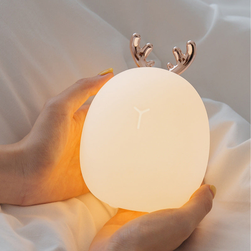 Glowtrix Deer Night Light – USB Rechargeable Ambient Lamp