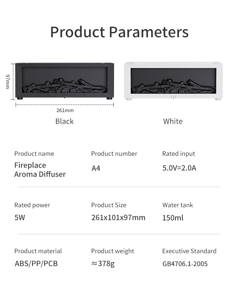 Glowtrix Flame Aura Aromatherapy Lamp