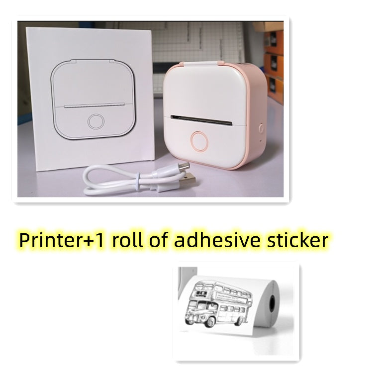 GLOWTRIX Mini Thermal Printer - Bluetooth Label & Photo Printer