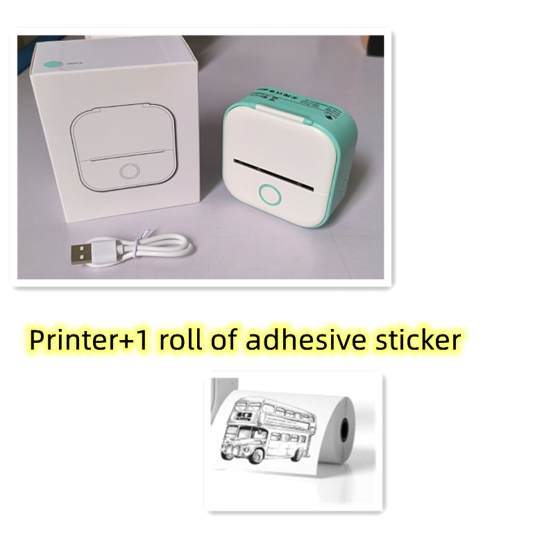 GLOWTRIX Mini Thermal Printer - Bluetooth Label & Photo Printer