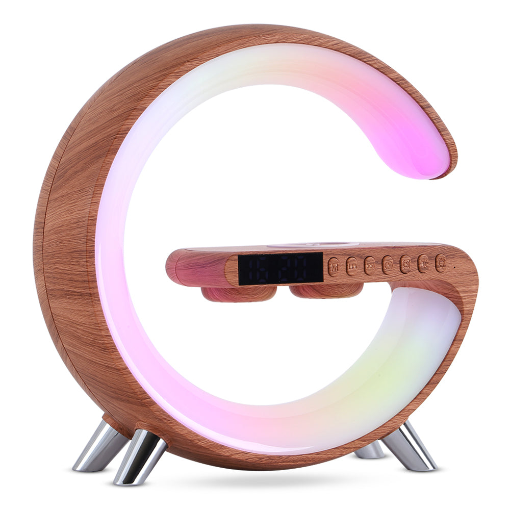 GLOWTRIX G-Shape Smart Lamp with Wireless Charger & Bluetooth Speaker